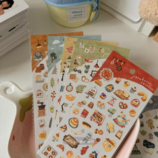 Sticker Nhật Bản Mind Wave Daiso trang trí bullet journal Nhà Kawaii