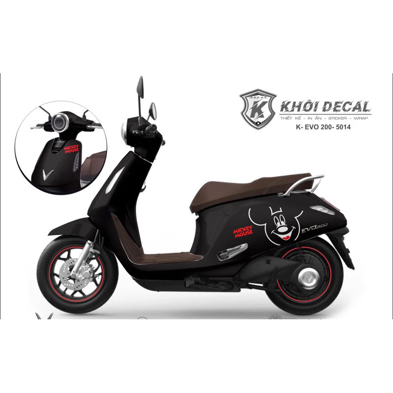 Tem xe điện EVO đẹp (Tem ghép cao cấp)