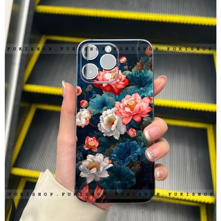 Miếng dán Skin Mặt lưng Sau full viền Mẫu Hoa Dành Cho 16 pro max 15 pro max 14 pro max 13 pro max 12 pro max