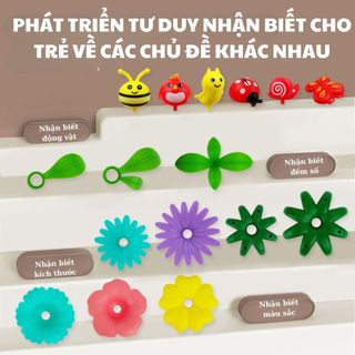 Đồ Chơi Xếp Hình Lắp Ghép Vườn Hoa Nhiều Chi Tiết Cho Bé, Đồ Chơi Lắp Ráp Giáo Dục Phát Triển Trí Tuệ Thông Minh 89096