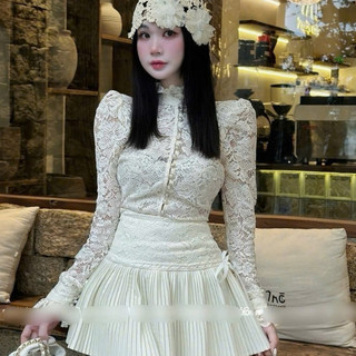 Áo Ren Phối Cúc Ngọc SAng CHảnh Nữ Thời Trang New Trend