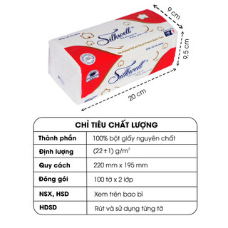 Combo Giấy rút đa năng Silkwell hàng chính hãng, khăn giấy 2 lớp siêu dai lau sạch dầu mỡ