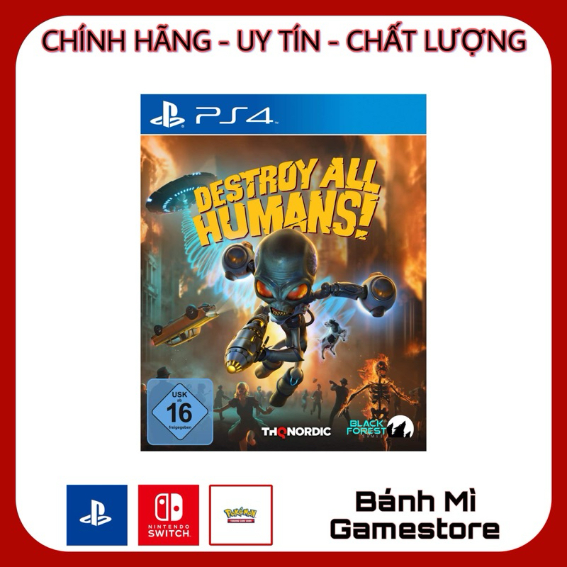 Đĩa game PS4 Destroy All Humans! | Shopee Việt Nam