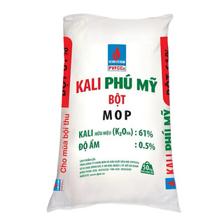 Phân Kali Đỏ PHÚ MỸ Giúp Cây cho trái lớn, tăng độ ngọt, Tăng độ sặc sở cho hoa - Gói 500g, 1kg