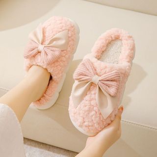 Dép Quai Ngang Nữ, Dép Nơ Đi Trong Nhà Dp202 From Nhỏ Đi Lên 1 Size