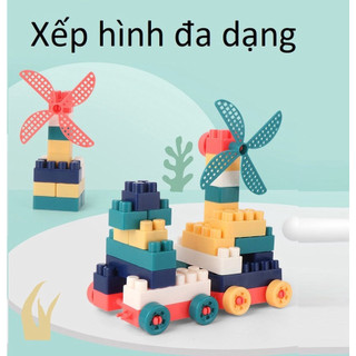 Bộ Đồ Chơi Lắp Ráp Ghép Hình Sáng Tạo Cho Bé, Đồ Chơi Trí Tuệ Lắp Ghép 200 Chi Tiết Thông Minh Thỏa Sức Sáng Tạo 89097