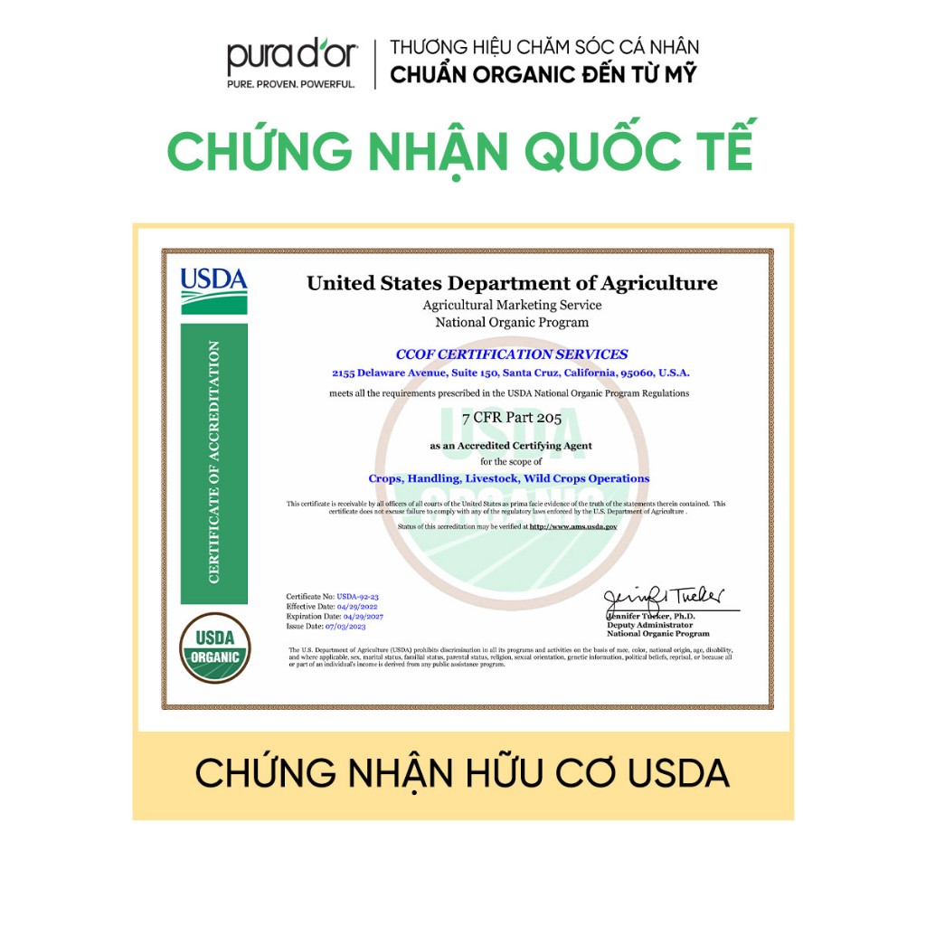 Ảnh Tinh dầu Sả Chanh hữu cơ nguyên chất PURA D’OR Therapeutic Grade Lemongrass Essential Oil 10ml 2