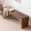 Ghế Băng Dài Gỗ Tự Nhiên đa năng Phong Cách Nhật Bản TGB05 TTG FURNITURE làm ghế, bàn decor chụp ảnh