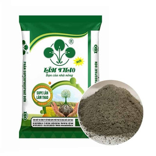 Phân Bón Supe Lân LÂM THAO cây phát triển bộ rễ, Nhiều mầm hoa, đẻ nhánh phân cành - Gói 500gr, 1kg