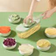 Bộ Nạo Rau Củ 6 Lưỡi Dao Có Tay Cầm Bảo Kèm Khay Đựng Tiện Dụng, Dao Bào Tỏi, Hành Thông Minh