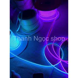 5 mét dây đèn led cob bọc silicon chống nước điện 12v và 24v