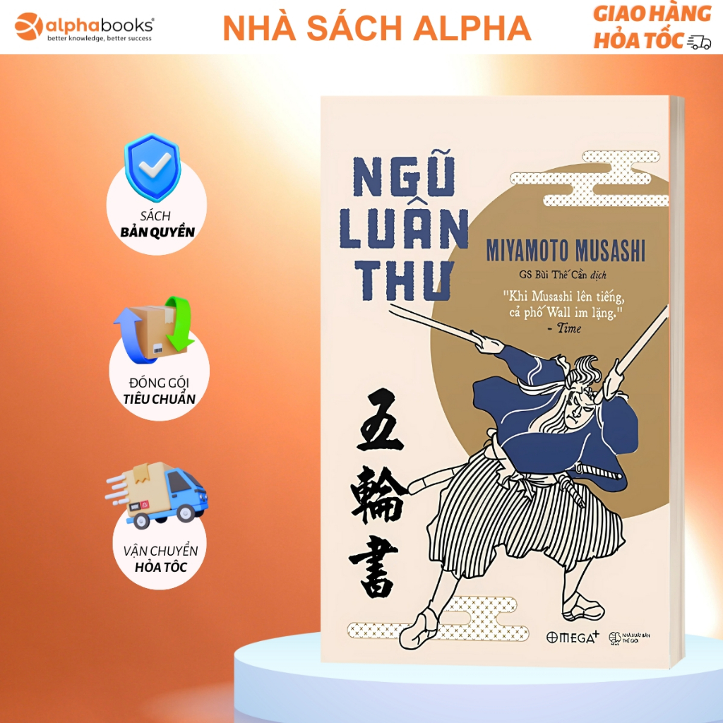 Sách Ngũ Luân Thư - Binh pháp kinh điển của người Nhật (Omega Plus