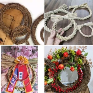 Vòng Shimenawa/Shimekazari trang trí vòng Tết/Vòng Nhật/vòng nguyệt quế Tết