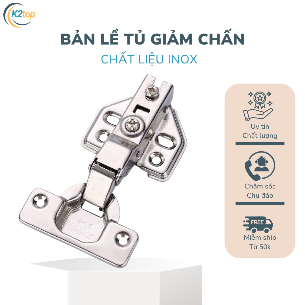 BỘ 2 BẢN LỀ TỦ GIẢM CHẤN