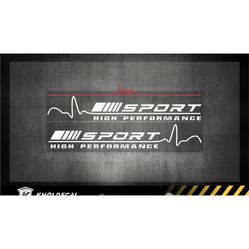 Tem Sport high performance (Giá 2 bên)
