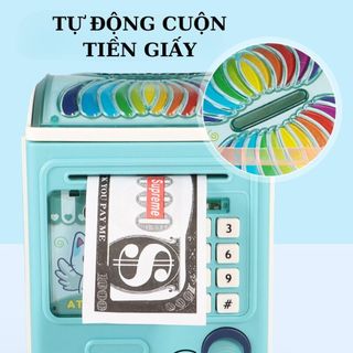 Đồ Chơi Két Sắt Mini Mở Khoá Bằng Vân Tay Có Khoá Mật Khẩu An Toàn Siêu Dễ Thương Cho Bé 89101