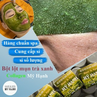 Bột lột mụn trà xanh collagen Mỹ Hanh ,làm sạch mụn cám mụn đầu đen,chất bả nhờn ,50g