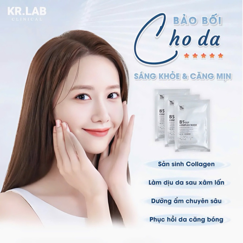 Combo 30-50 miếng Mặt nạ Kr.lab B5 EGF complex mask - hạn 2028 Hàn Quốc  IS152