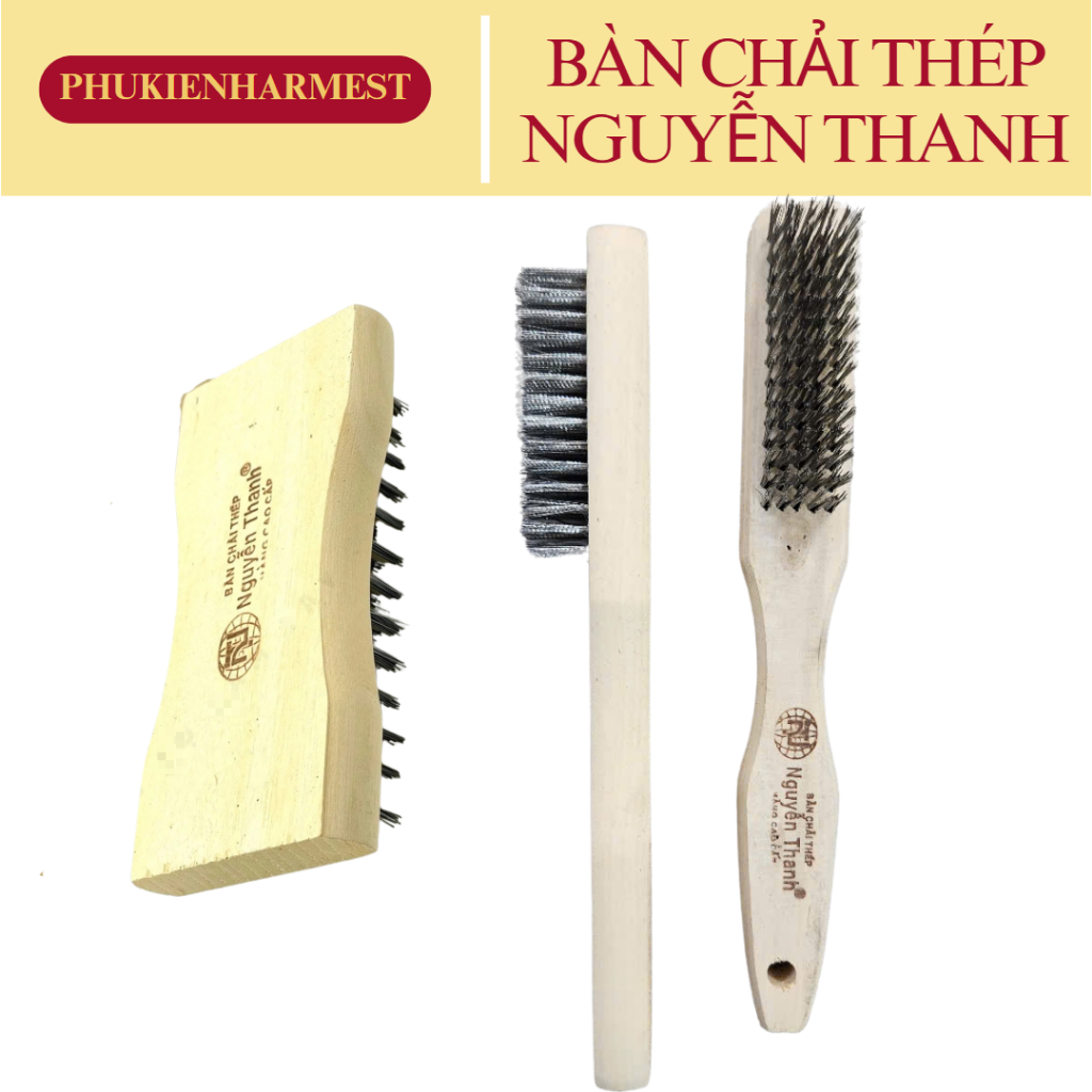 Combo 5 Bàn chải sắt Nguyễn Thanh chất lượng cao... chà rong, chà sàn ...