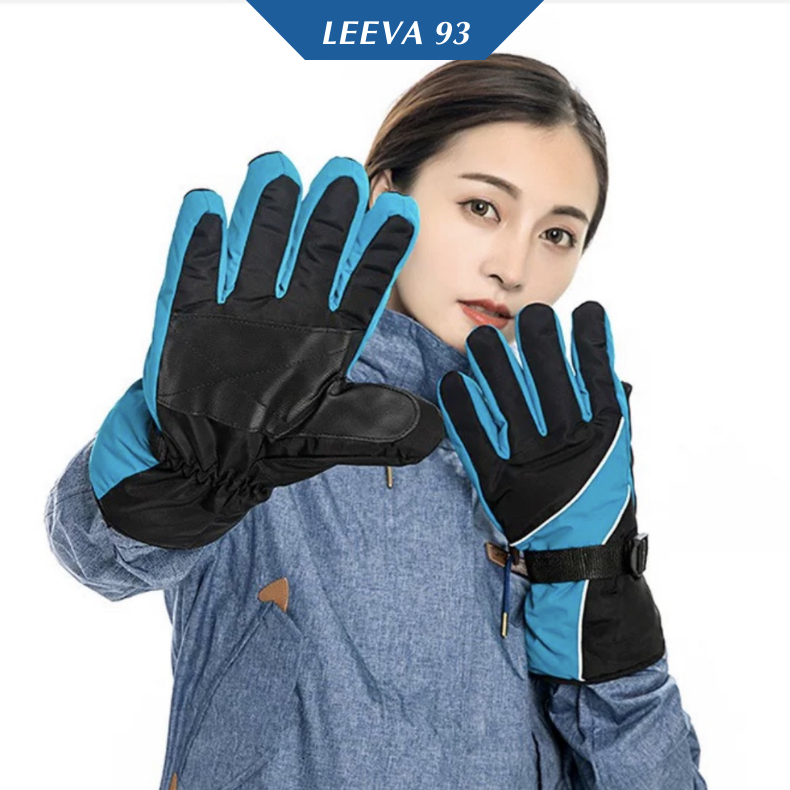 Găng tay đi xe máy mùa đông giữ ấm lót nỉ chống gió chống nước PK10