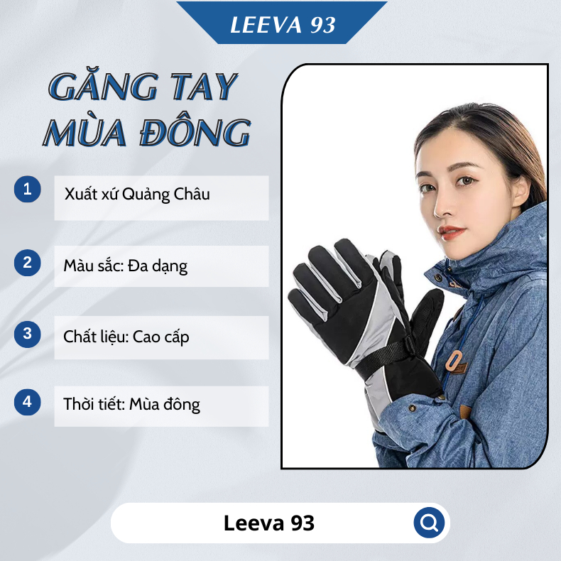 Găng tay đi xe máy mùa đông giữ ấm lót nỉ chống gió chống nước PK10