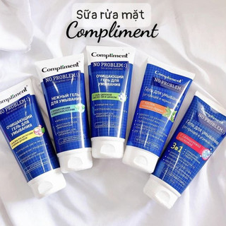 Sữa Rửa Mặt Compliment No Problem Giúp Làm Sạch Sâu, Hỗ Trợ Giảm Mụn (200ml/tuýp)