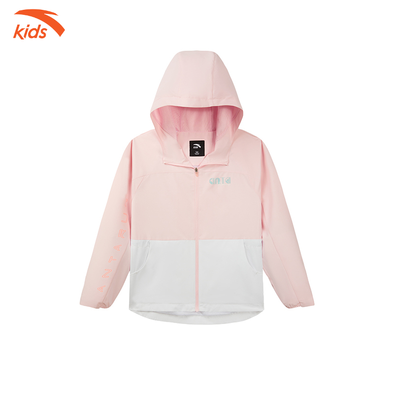 Áo khoác thời trang thể thao bé gái Anta Kids Running 3624C5602