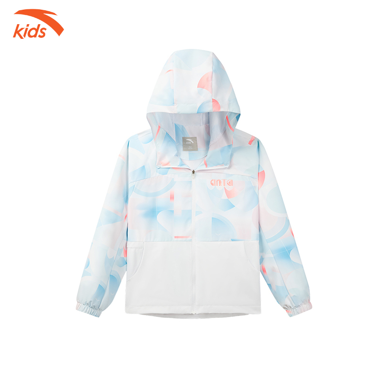 Áo khoác thời trang thể thao bé gái Anta Kids Running 3624C5602