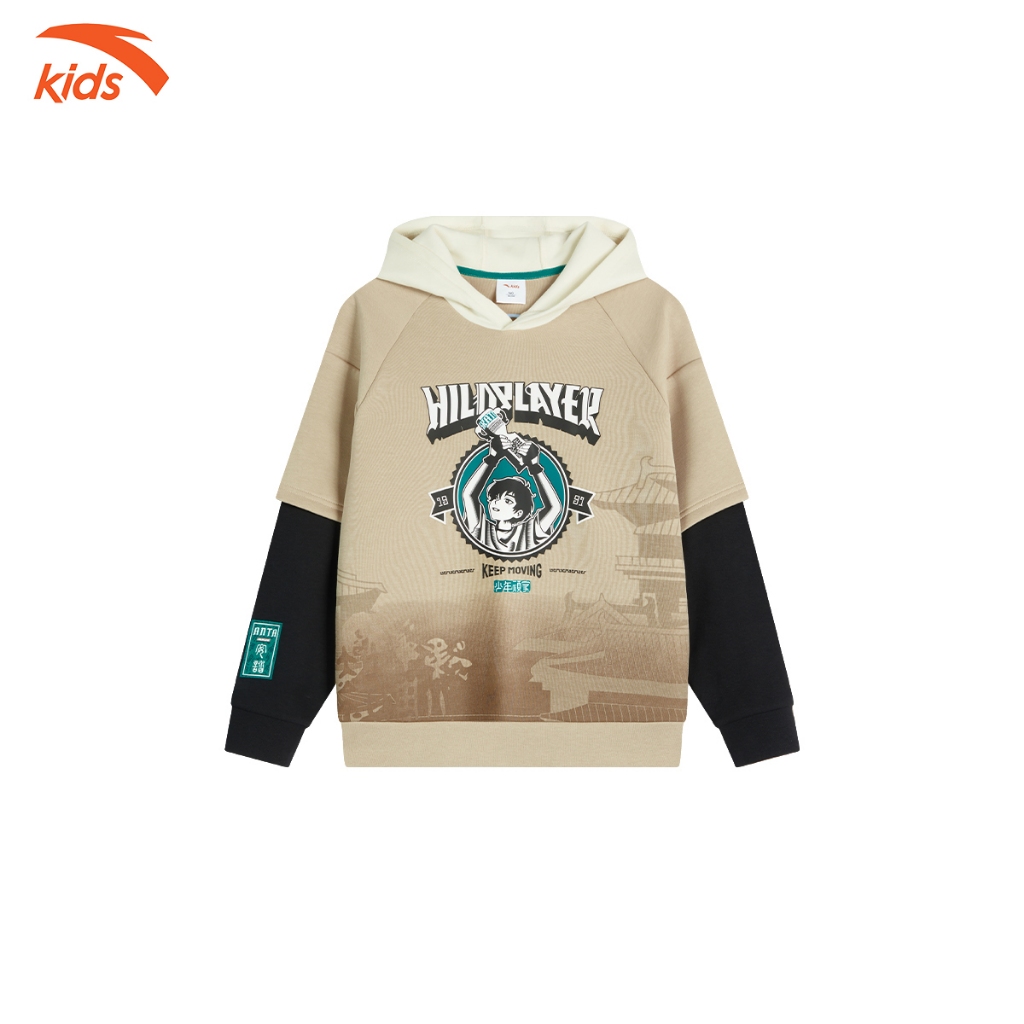 Áo hoodie thời trang bé trai Anta Kids Wildplayer-2P 3524C8704