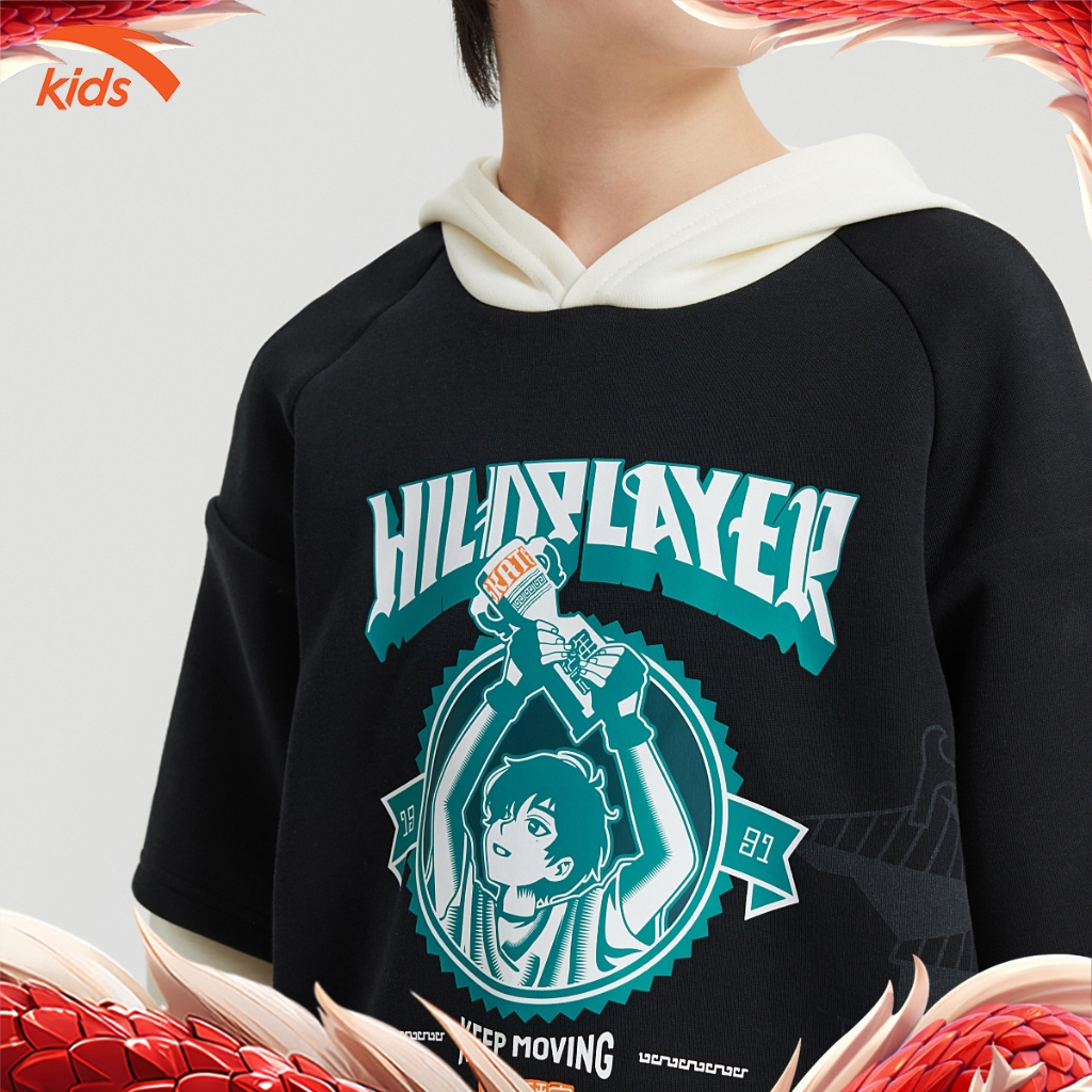 Áo hoodie thời trang bé trai Anta Kids Wildplayer-2P 3524C8704