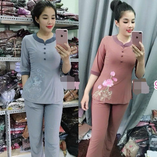 Thun Phối # Đồ Bộ Nữ # Quần Áo