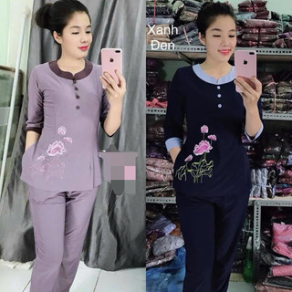 Thun Phối # Đồ Bộ Nữ # Quần Áo