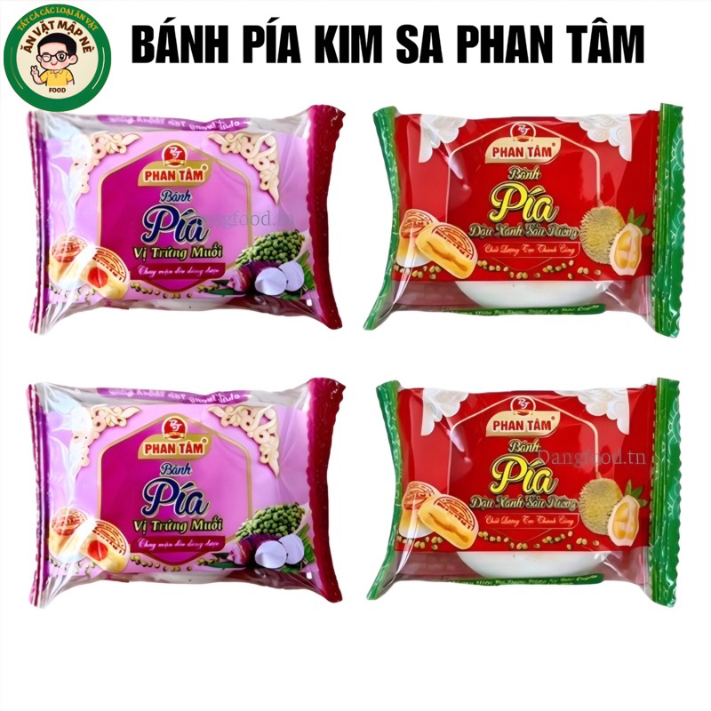 Bánh pía mini đậu xanh sầu riêng Phan Tâm túi 500g (25-26 cái) Bánh pía ...