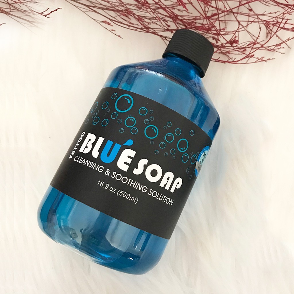 Dung dịch BLUE SOAP xóa xăm, tạo bọt_500ml