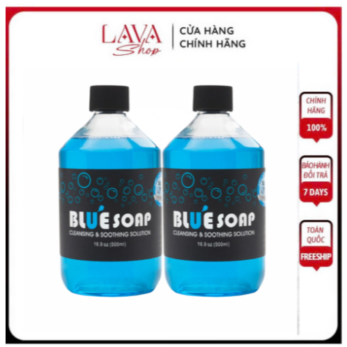 Dung dịch BLUE SOAP xóa xăm, tạo bọt_500ml