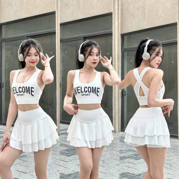 Bộ đồ tập Gym nữ, Đồ tập yoga nữ, Đồ tập nữ, shuttle dance, aerobic 2024 | Mmestore