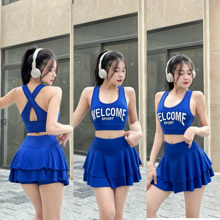 Bộ đồ tập Gym nữ, Đồ tập yoga nữ, Đồ tập nữ, shuttle dance, aerobic 2024 | Mmestore