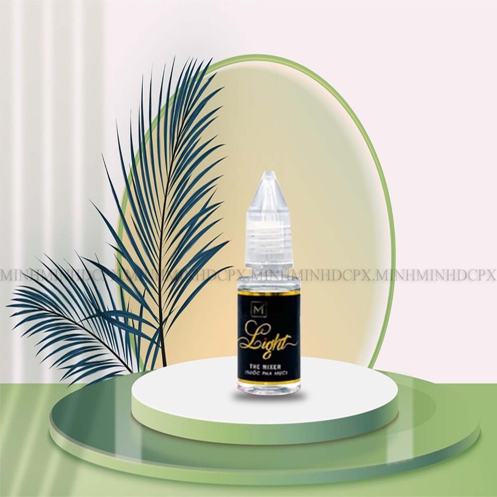 Nước pha mực kích màu, sử dụng trong phun xăm thẩm mỹ, các hàng perma, light, HT, Hoa đào_5ML
