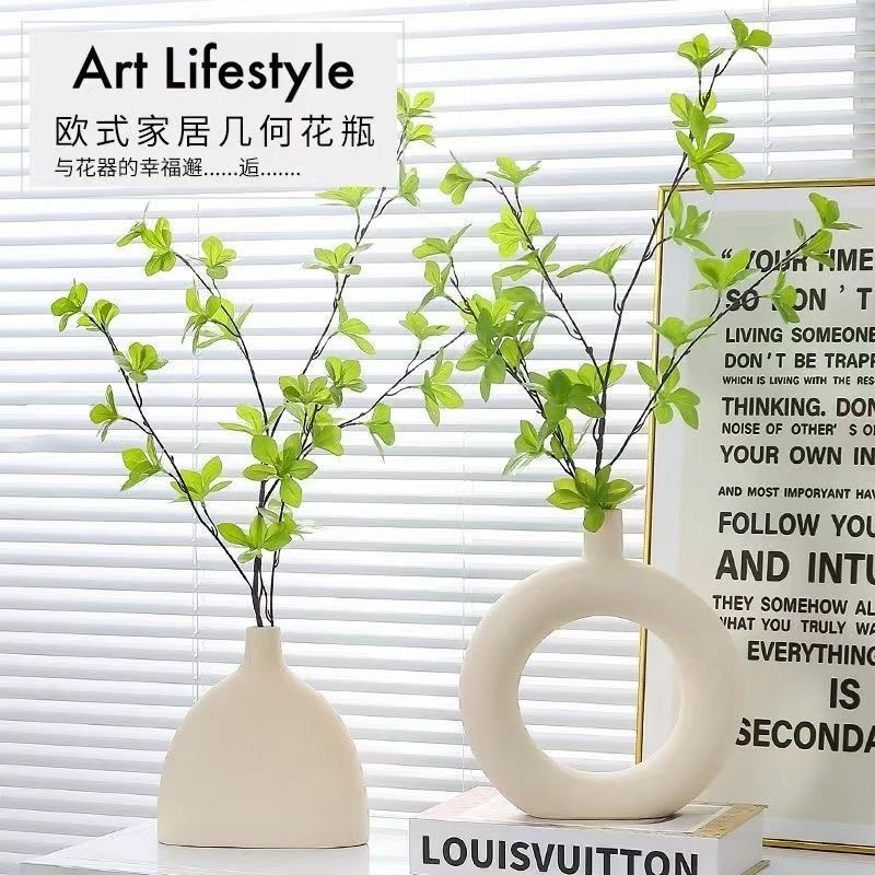 Lọ hoa trang trí phòng khách, decor nhà cửa, dán treo tường cực đẹp