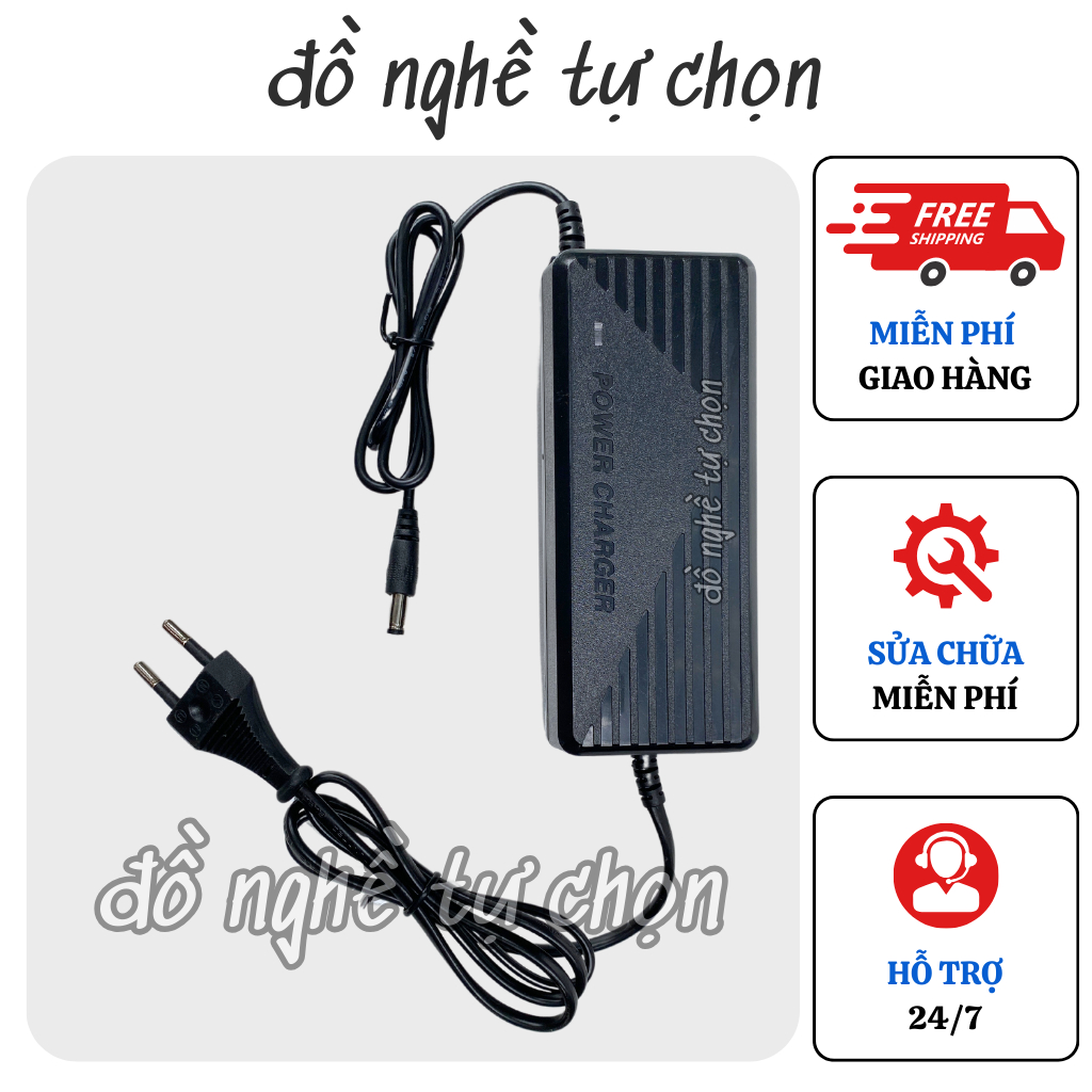Sạc, sạc adapter 21v, sạc 21v 3a có quạt tản nhiệt, sạc nhanh adapter ...
