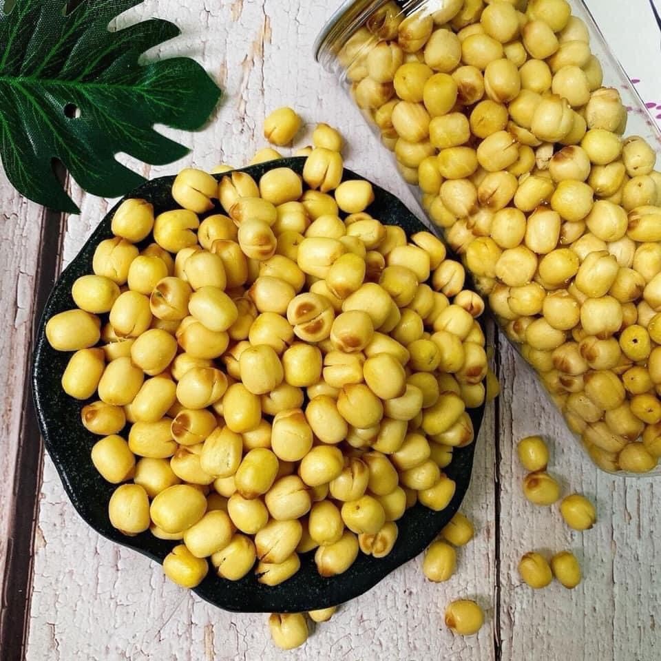 Hạt Sen Sấy Giòn Cao Cấp (250g) - Giòn Rụm, Ít Đường, Hạt To, Bùi Béo, Ăn Vặt Healthy,  Quà Biếu Dinh Dưỡng Luka Food