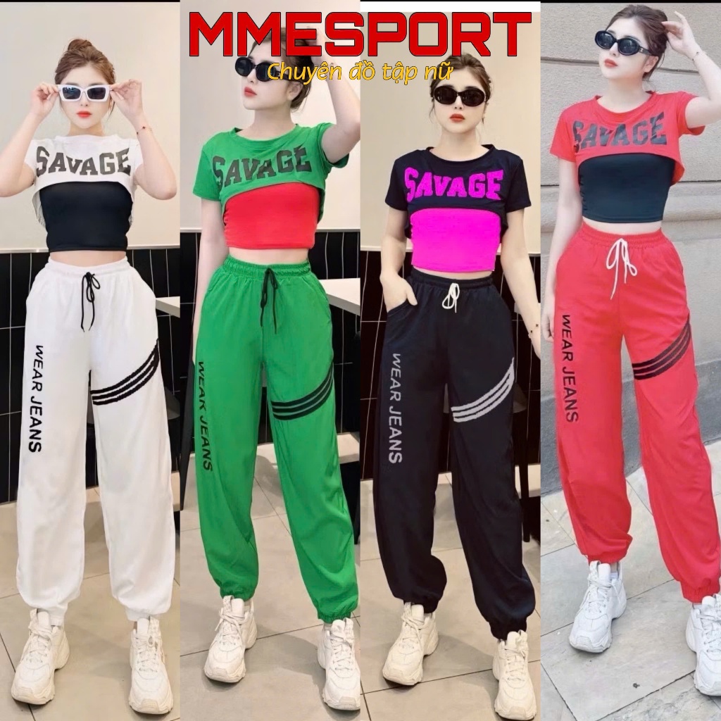 Đồ đồ tập gym nữ bộ thể thao, Set tập 3 món có lẻ áo quần tập gym,yoga, Zumba,aerobic(AH-04)