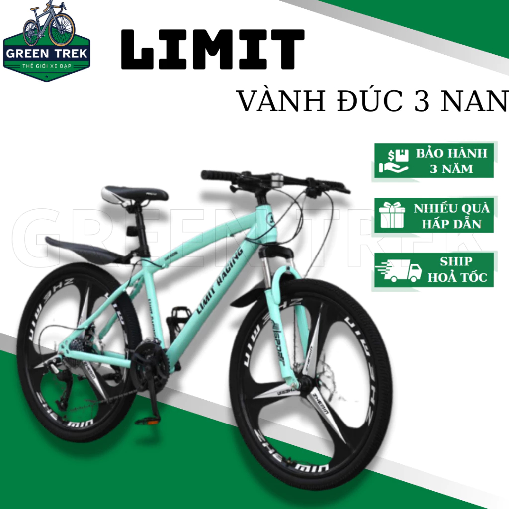 Xe Đạp Thể Thao Địa Hình Limit Racing 21 tốc độ, 26 Inch vành đúc, Tặng ...