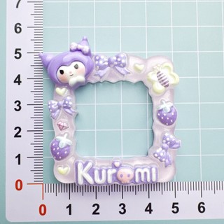 Khung ảnh hoạt hình Sanrio(kt 5.5*4.7cm) bằng nhựa trong suốt, phụ kiện DIY,trang trí, khung in dấu chân tay cho bé