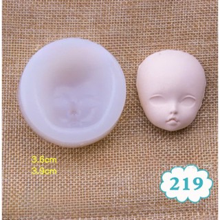 Khuôn mặt bằng silicon dùng trong tạo hình đất sét, tạo hình chibi,DIY..