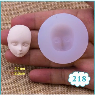 Khuôn mặt bằng silicon dùng trong tạo hình đất sét, tạo hình chibi,DIY..