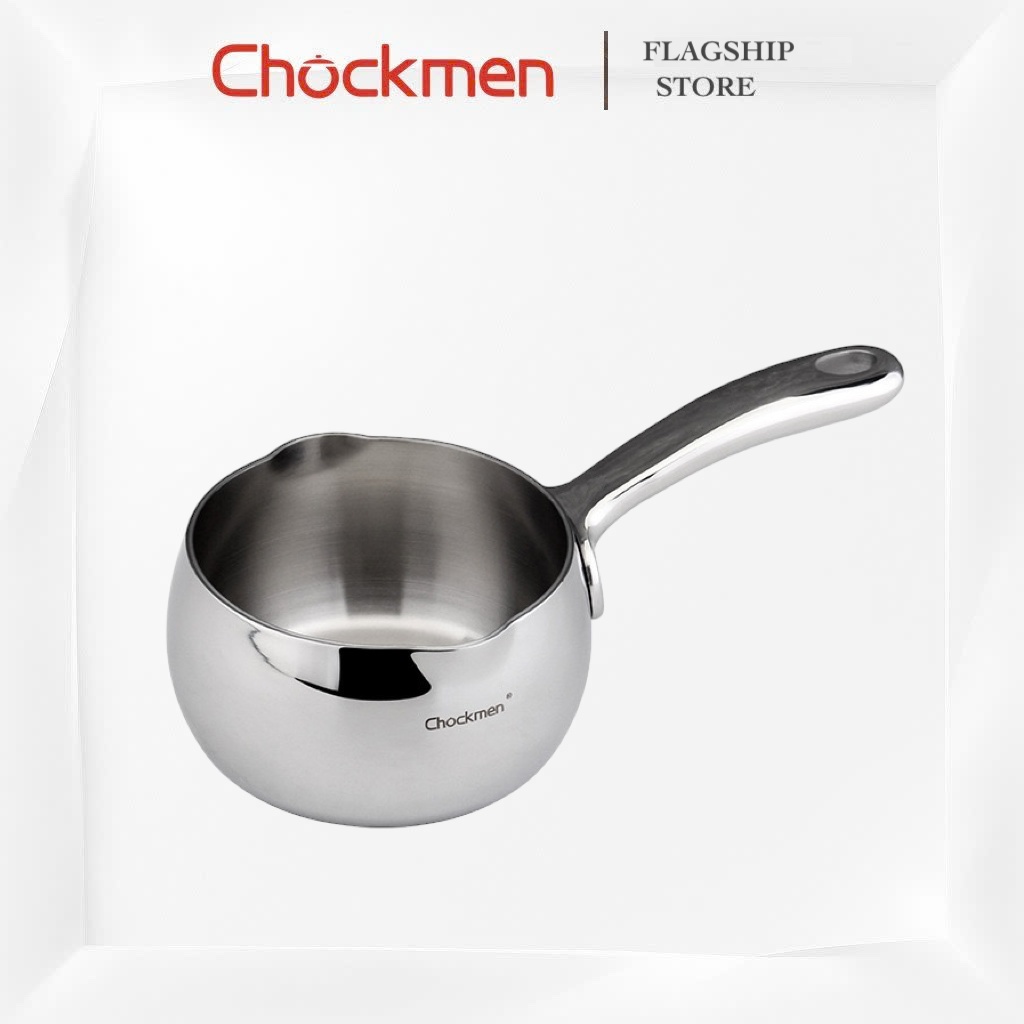 Quánh Mini KINSGEM by Chockmen Inox18/10 Siêu Dày Không Nắp Đa Năng Nồi Mini Quánh Bột Ăn Dặm DùngTừ