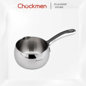 Quánh Mini KINSGEM by Chockmen Inox18/10 Siêu Dày Không Nắp Đa Năng Nồi Mini Quánh Bột Ăn Dặm DùngTừ