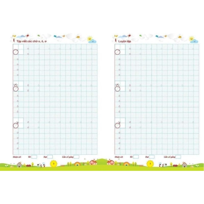 Vở Luyện Chữ Đẹp Tròn Ly Cho Học Sinh Lớp 1 Và Tiểu Học
