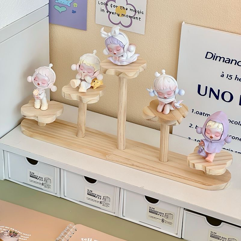Kệ gỗ nhiều ô trang trí, decor nhà cửa.